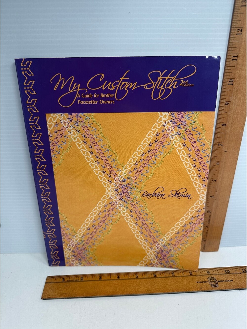 My Custom Stitch: A Guide for Brother Pacesetter Owners by Barbara Skimin PC8500